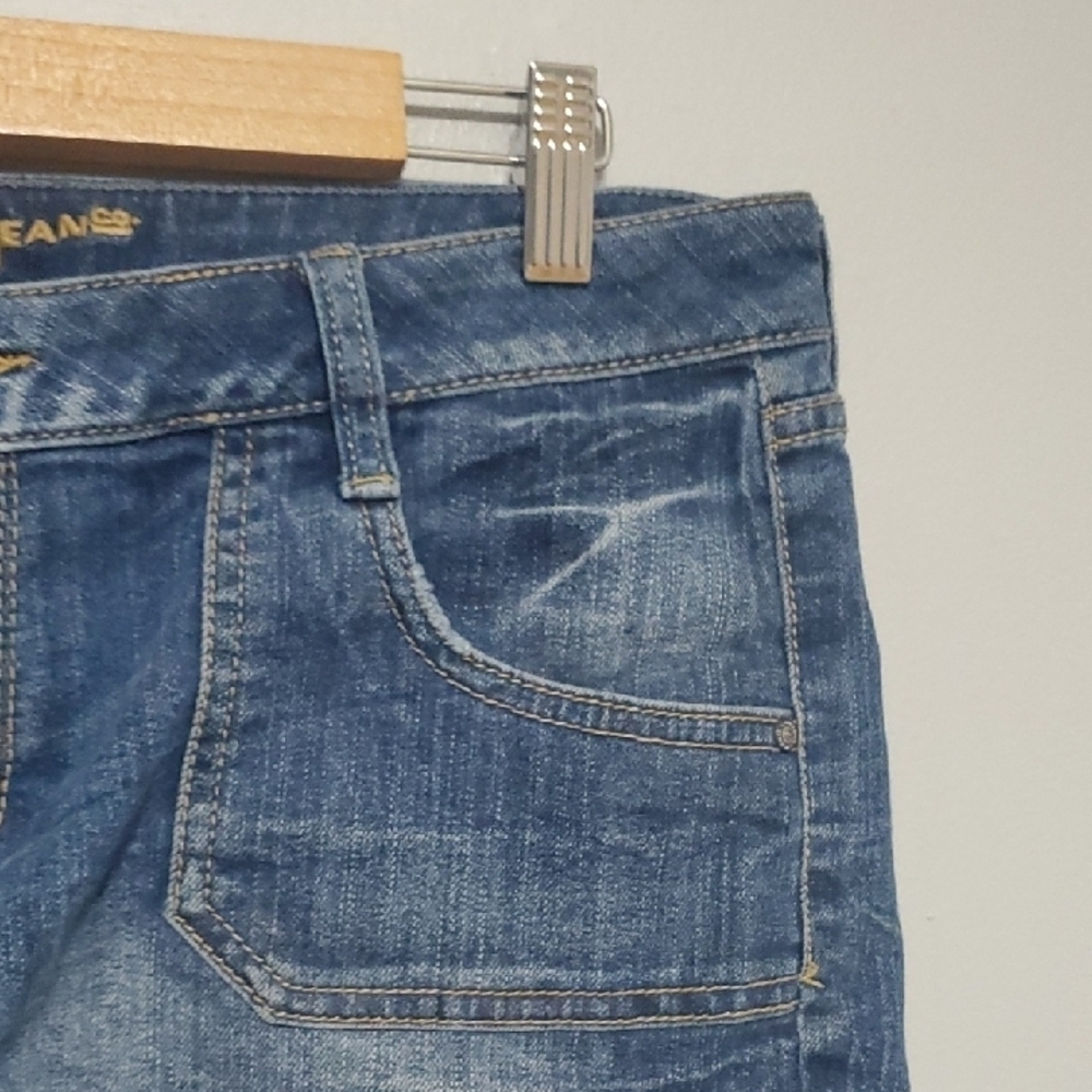 Arizona Jeans Shorts Womens Size 13 Junior Sizing Blue Denim Women's Shorts - Picture 10 of 13